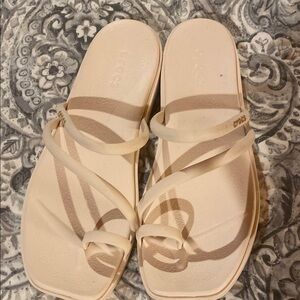 CROCS Women's Cream Sandals